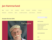 Tablet Screenshot of janhammarlund.se